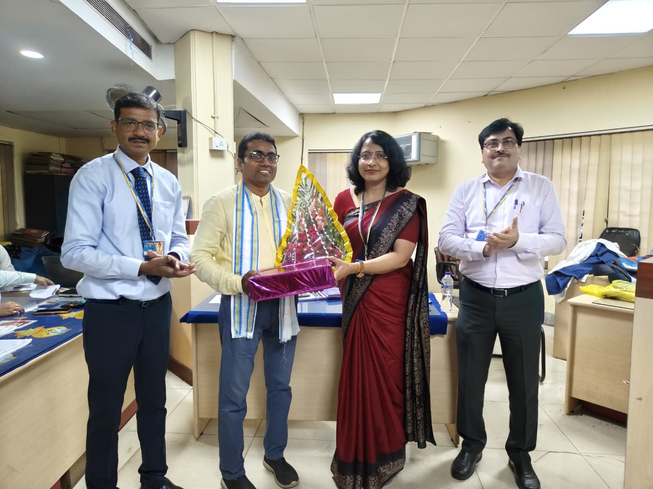 Felicitation from SDM Madam